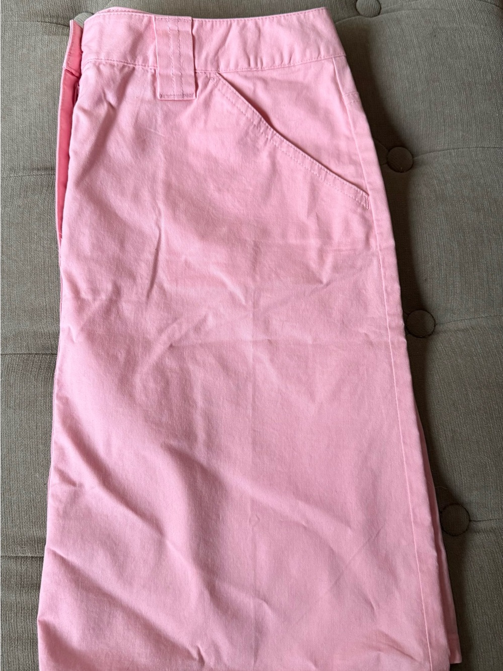Women's Pink Straight Skirt